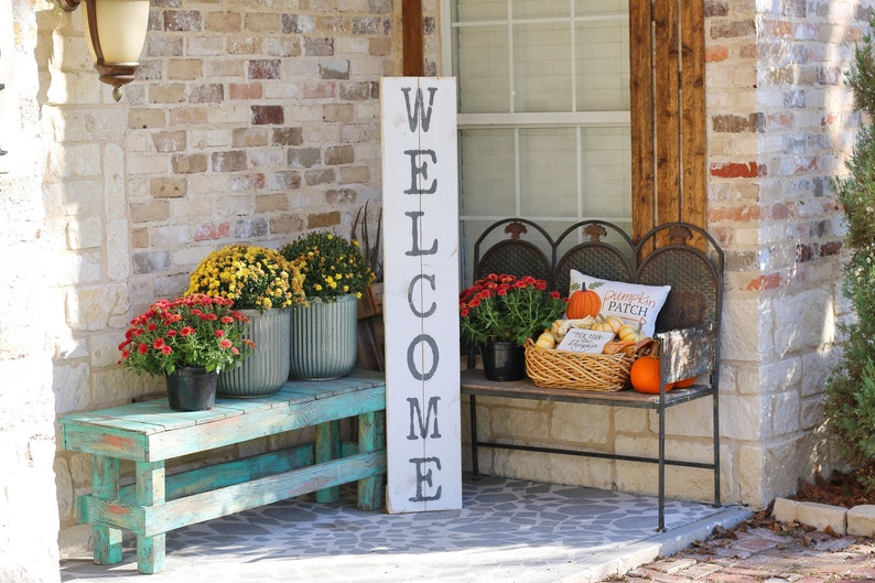 JUMBO Front Porch Welcome Sign image 1