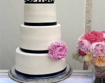 beach wedding cake topper