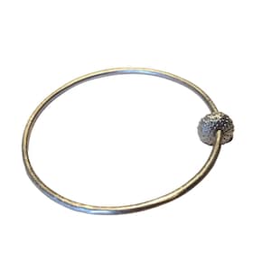 Sea Urchin bangle, shell bracelet, shell bangle, beach theme jewellery, sea urchin, handmade bangle, textured bangle, solid silver bangle