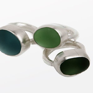 Sea Glass Rings