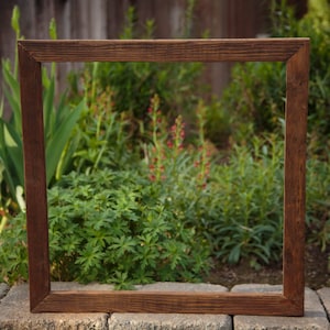 Farmhouse frame, Large Picture Frame, Rustic Frame, Reclaimed wood from 100 year old vineyard, Custom Frame