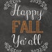 Fall, Chalkboard Printable, INSTANT Download, Printable Chalkboard Art ...