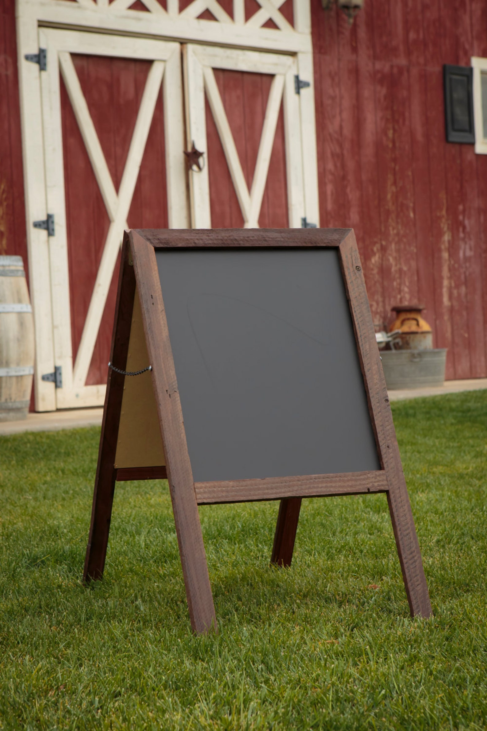 Chalkboard Reclaimed Wood Rustic Wood Sign Sandwich Board. Etsy