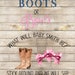 Gender Reveal Printable Sign, Boots or Bows, Custom Gender Reveal Sign ...