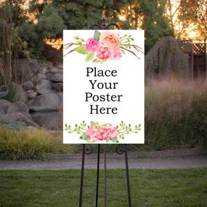 Styled Stock Photography, Styled Photography, Poster Display, Insert your image to sell, Poster Mockup Display,
