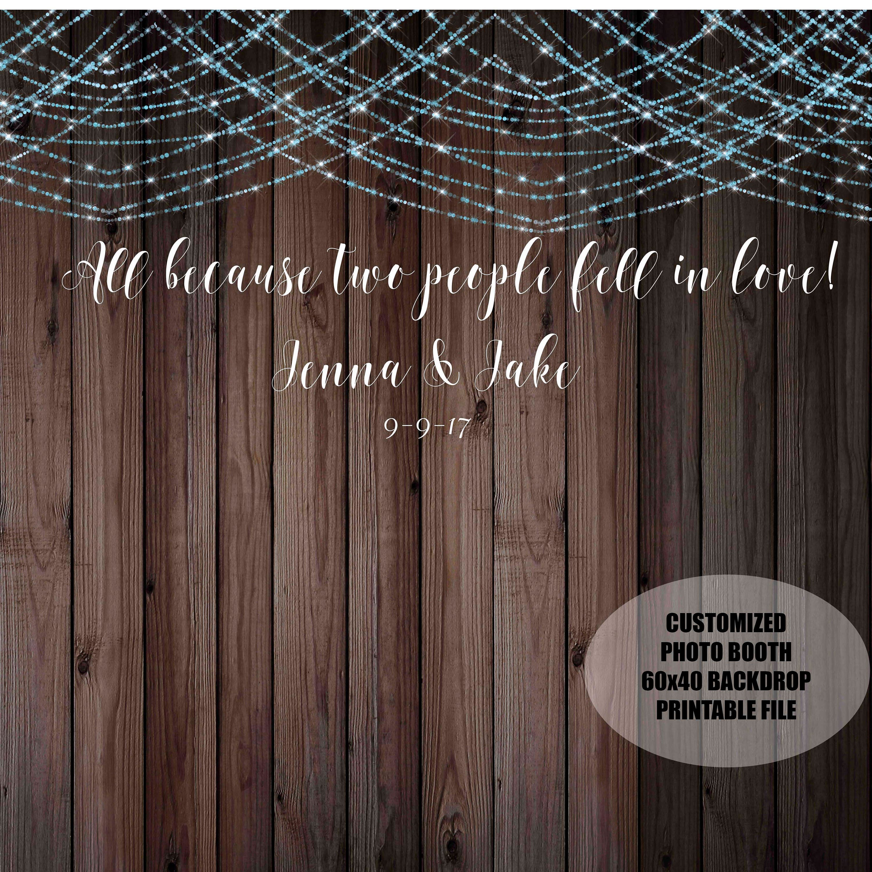 Rustic Wedding, Photo Booth, on SALE, Backdrop, Printable Sign, Photo ...