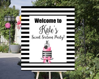 Sweet Sixteen Party Custom Printable Large Format Printable | Etsy