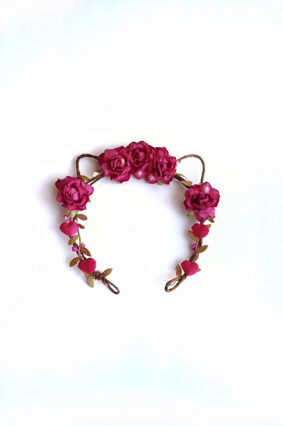 1 VALENTINES DAY HEART HEADBAND HIPPIE HALO HANDMADE MADE IN USA YOU PICK SIZE 1 VALENTINES DAY HEART HEADBAND HIPPIE HALO HANDMADE MADE IN USA YOU PICK SIZE