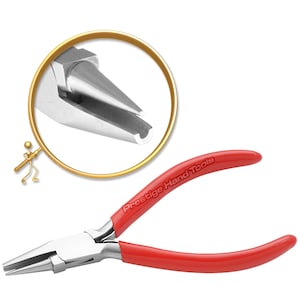 Forming Round and Concave nose pliers Ring Wire Bending Looping Jewellery Tools