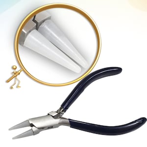 Prestige Double Nylon Jaw Round Nose pliers Opticians Jewellery making tools 5&quot;
