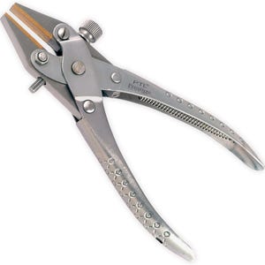 Alicates de punta plana de acción paralela con mordazas ajustables de latón, herramientas para óptica, joyería, manualidades y pasatiempos, ideas para regalos, 170 mm ptl®