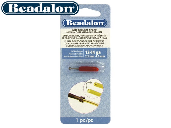 Beadalon Battery Operated Bead Reamer Wire Rounder Tip 20 Gauge