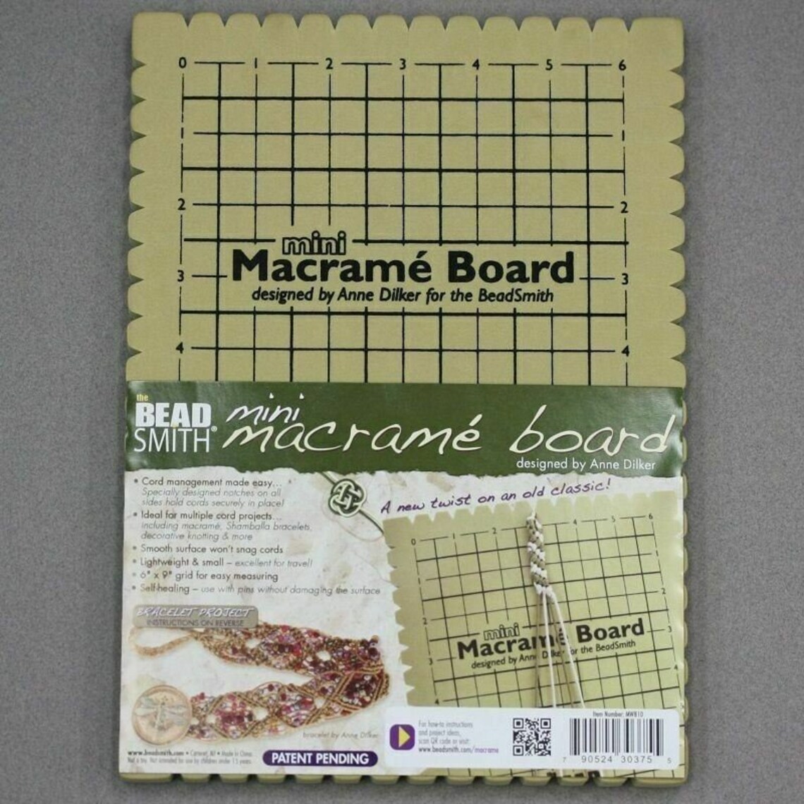 Beadsmith Mini Macrame Board With Instructions 6x9 Etsy