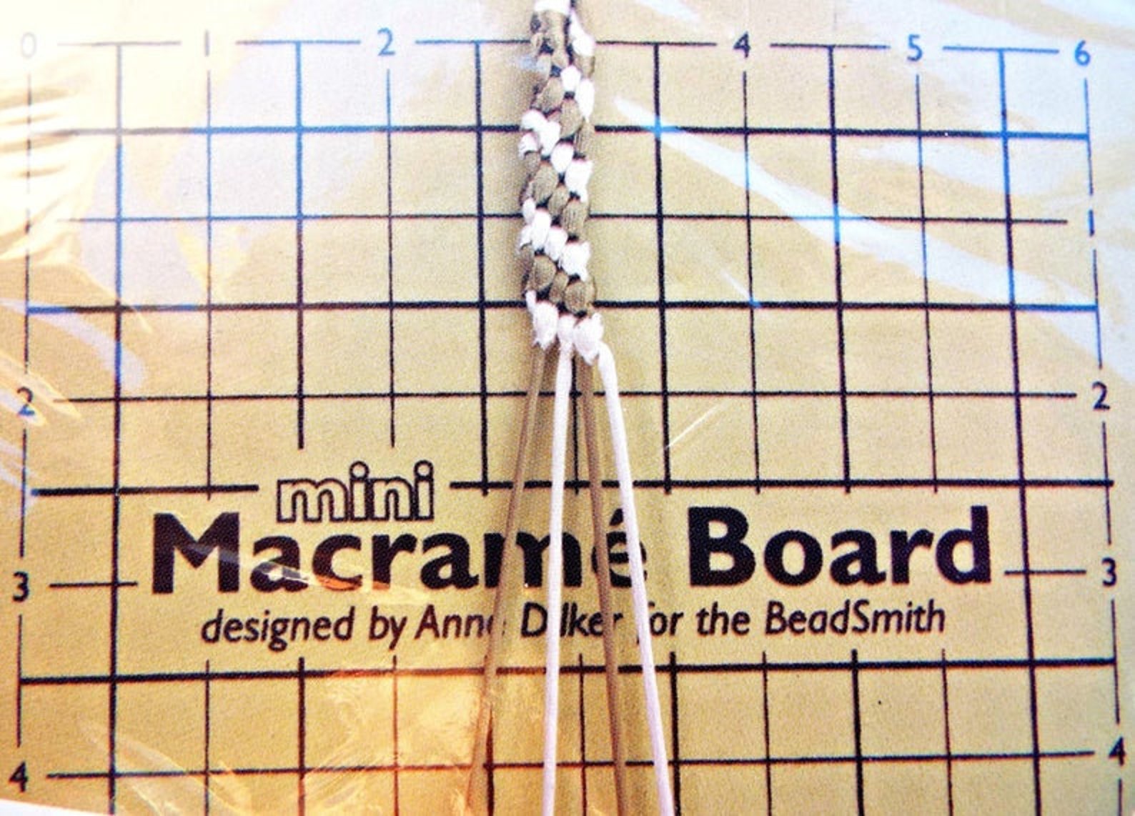 Beadsmith Mini Macrame Board With Instructions 6x9 Etsy UK