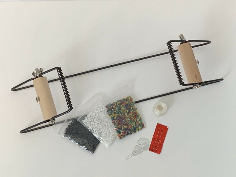John Bead Small Light-Weight Metal Bead Loom Kit For Jewelry Making