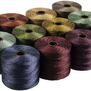 Beading cord s-lon forest  beading cord mix spool , beadsmith , jewellery making tool, art &  craft tool,hobbt craft tools