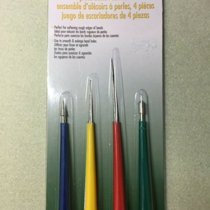 Beadsmith 4-piece reamer set, Jewellery Making & Crafting Tools, Hobby Craft Tools