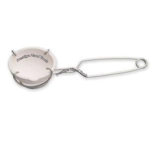 Whip tong handle with 1 melting dish ceramic bowl 250g crucible holder melting dishes prestige 9" # 03815