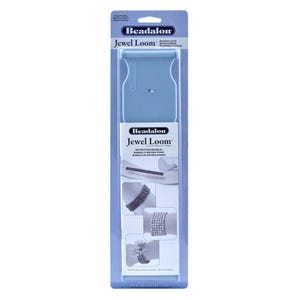 Beadalon jewel loom, portable beading loom ,tool for bead weaving with instructions by julianna c . avelar