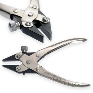 Prestige Parallel action flat nose pliers with Adjustable jaws spring Prestige 6.5&quot;# 05815