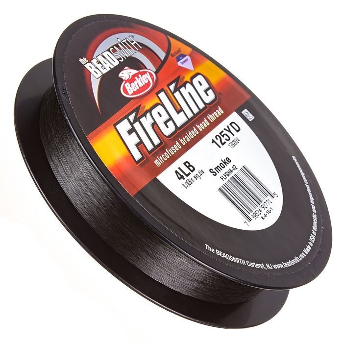 Buy Fireline 4LB Pre-waxed Beading Thread Smoke 125yd Spool