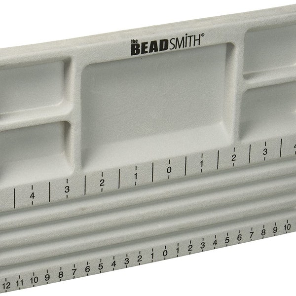 Beadsmith Travelers Gray Bead Board  7.75"x11.25" With Lid, Beading/Jewellery Making tool, Art & Craft tool, Hobby Craft tool