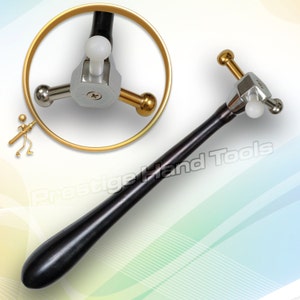 Prestige Multipurpose Hammer Mallet 3 in 1 Nylon Brass & steel Ball Pein Hammer hobby craft Jewellery making tools