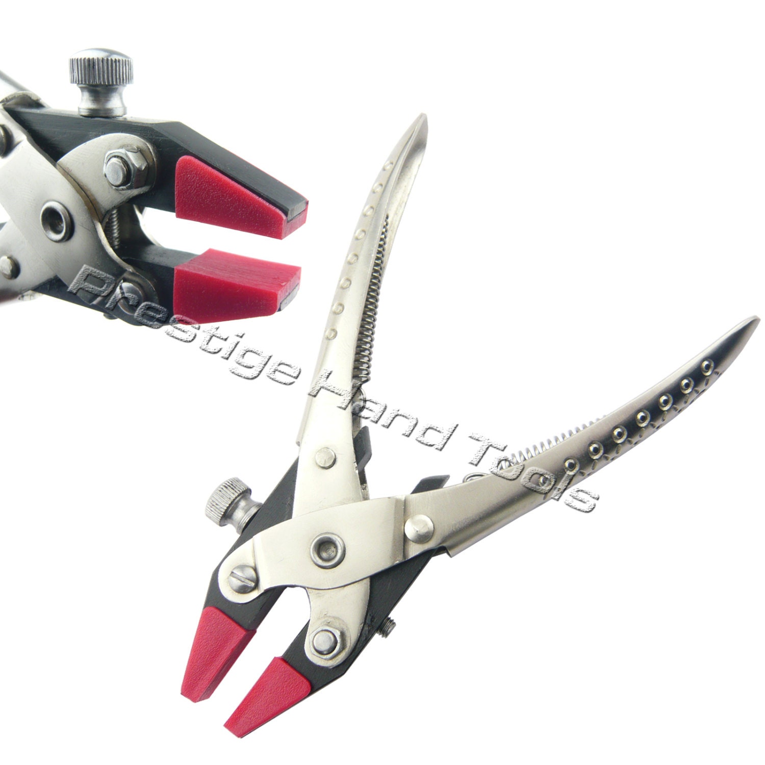Parallel Action Pliers Adjustable Screw Flat Nose Smooth Jaws Jewellery  Crafts