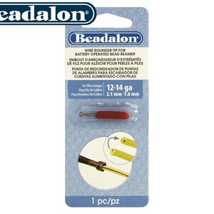 Beadalon wire rounder tip for battery operated bead reamer 12-14 gauge ,wire work , art & craft tool, jewellery making tool, beading tool