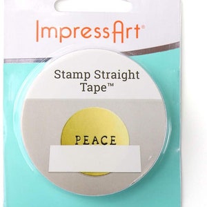 Impress Art Stamp Straight Tape, Stamp Tape Tool, Jewellery making Tools, Art& Craft Tool, Hobby Craft Tool