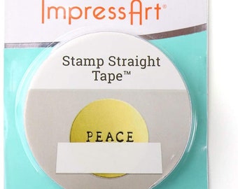Impress Art Stamp Straight Tape, Stamp Tape Tool, Jewellery making Tools, Art& Craft Tool, Hobby Craft Tool
