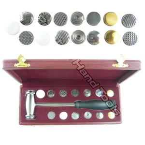 Prestige texturing hammer with 15 interchangeable faces texture boxed set jewellers tools#1678