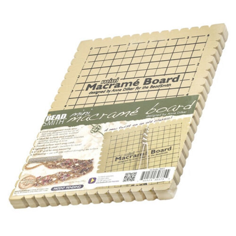 Beadsmith Mini Macrame Board With Instructions 6x9 Etsy UK