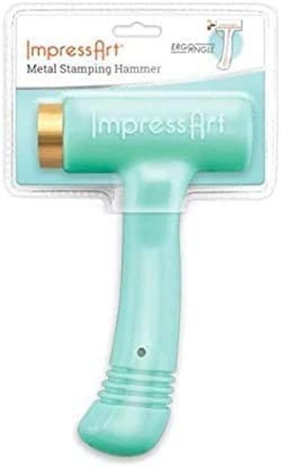 Martello Ergo-Angle Per Stampa Metalli ImpressArt - Testa In Ottone Da 0.5 Kg Per Precisione E Durata - Foto 4