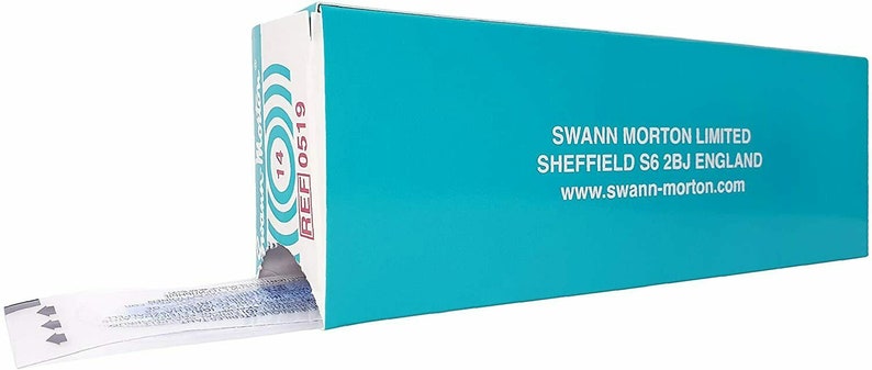 Swann Morton Dermaplaning Surgical Blades Disposable Scalpels N0.14 Blades Sterile Pack Of 10 Made In Sheffield image 3
