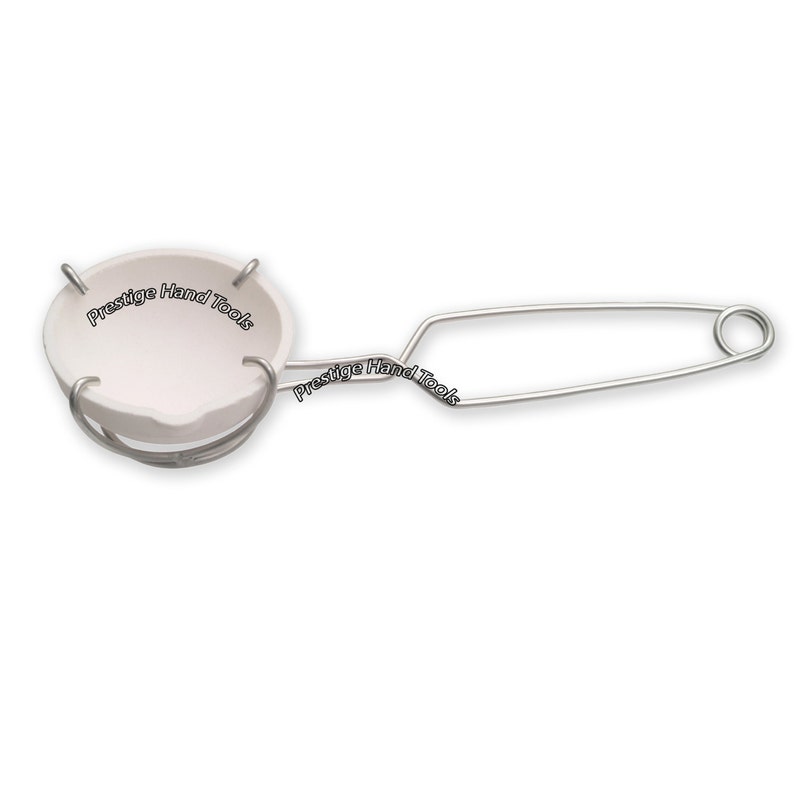 Whip tong Handle with 1 Melting Dish Ceramic Bowl 250g Crucible Holder Melting Dishes Prestige 9 03815 image 1