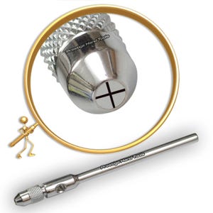 Prestige mini micro pin vise hand vice fixed collet 0 mm to 0.70 mm tools #1208