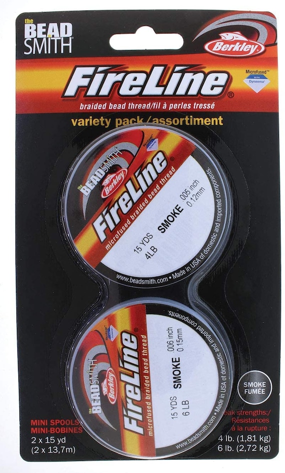 Fireline 2pk 4 & 6 lb 15 yds per spool Fireline 2pk 4 & 6 lb 15 yds per spool