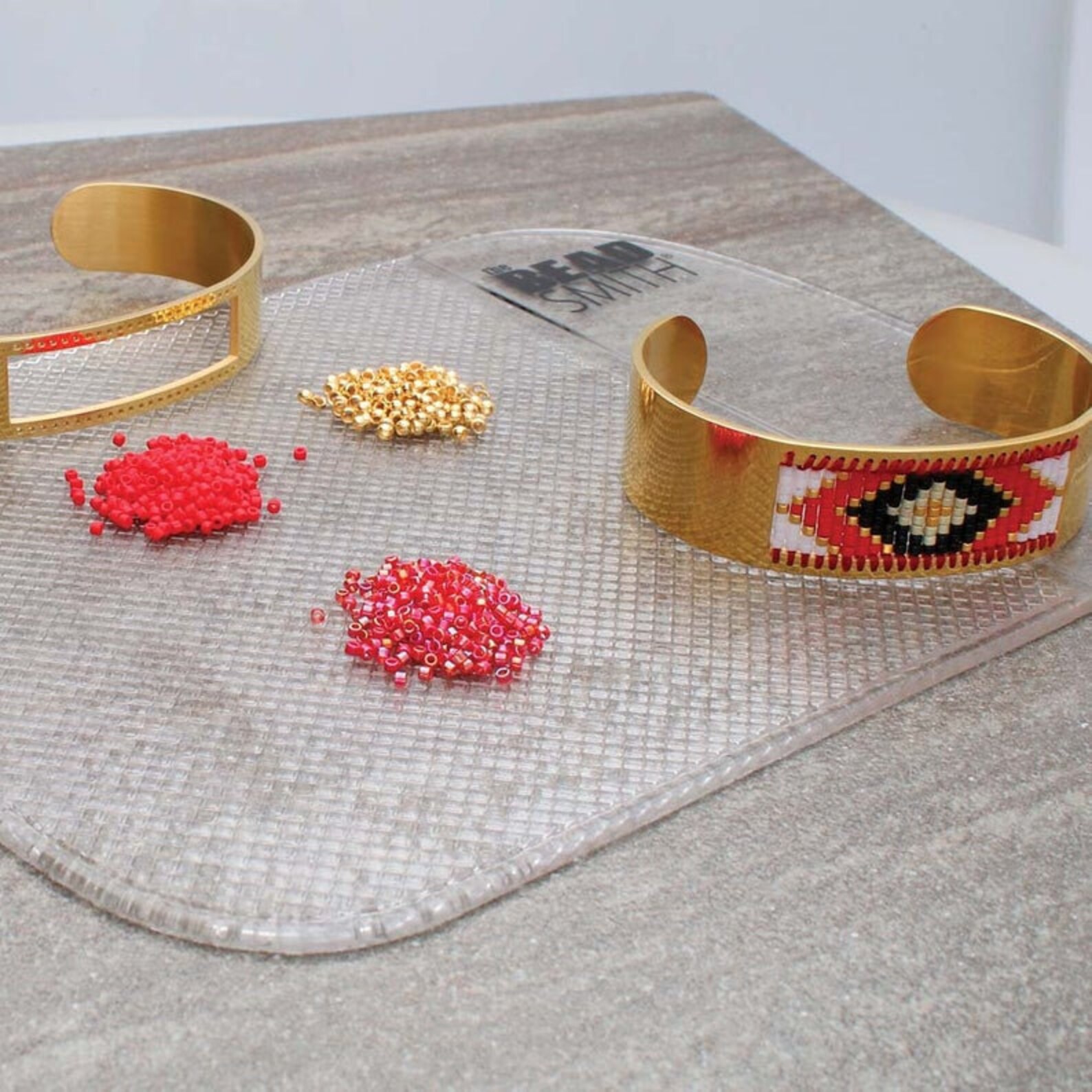 Beadsmith Clear Sticky Bead Mat 7.5x 5.5 Beading Etsy