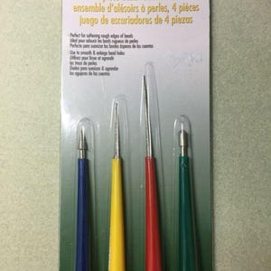 Beadsmith 4-piece reamer set, jewellery making & crafting tools, hobby craft tools