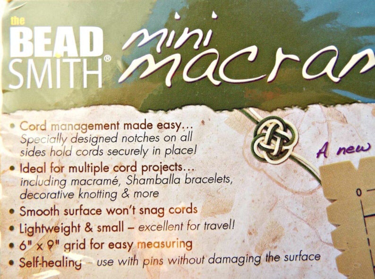 Beadsmith Mini Macrame Board With Instructions 6x9 Etsy UK