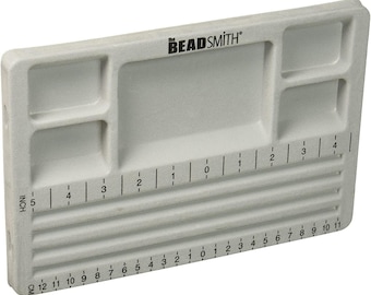 Beadsmith travelers gray bead board  7.75"x11.25" with lid, beading/jewellery making tool, art & craft tool, hobby craft tool