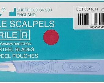 Swann Morton Dermaplaning Surgical Blades Disposable Scalpels N0.14 Blades Sterile Pack Of 10