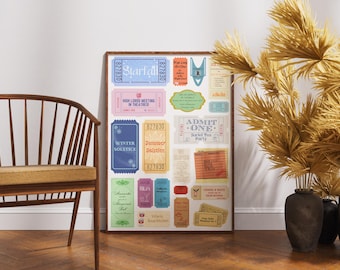 ACOTAR Velaris Ticket Stub Print, Booktok Poster (Digital Download)