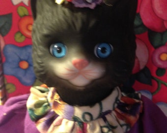 vintage porcelain cat dolls