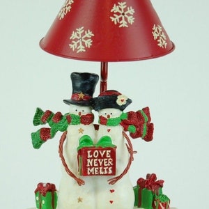 Joy Top Hat Snowman Ceramic Votive Holder Yankee Candle NEW christmas holiday 