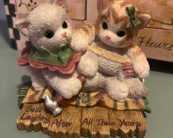 Still Laughin After All These Years Vintage Calico Kittens from Enesco