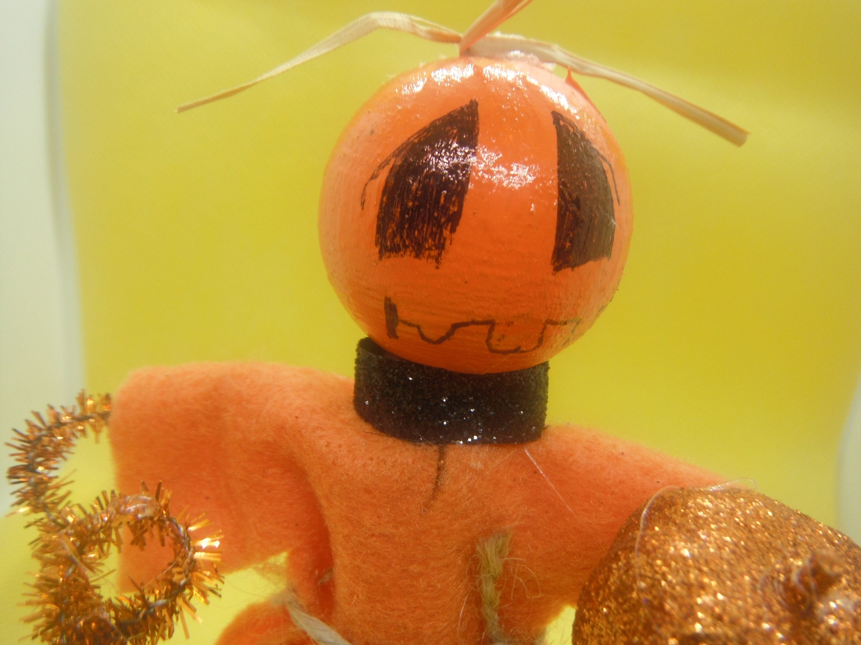 S A L E Pair Of Clothespin Doll Halloween Figures Cute Etsy