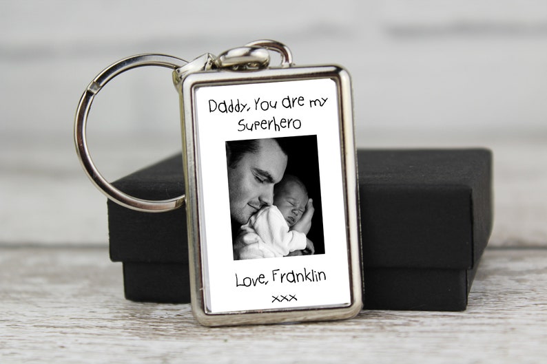 Personalised Photo Keyring With Any Picture Keychain Comes With Giftbox