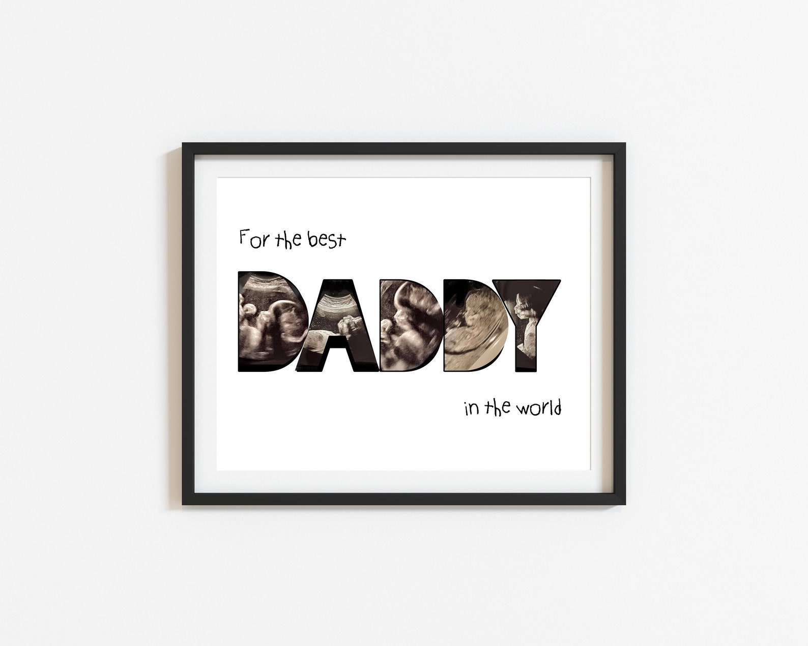 DOWNLOADABLE Baby Scan Keepsake Scan Photo Personalised Baby Etsy